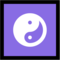 Yin Yang emoji on Microsoft